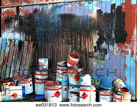Stock Image - abandonment, can, bucket, art, abandoned. Fotosearch