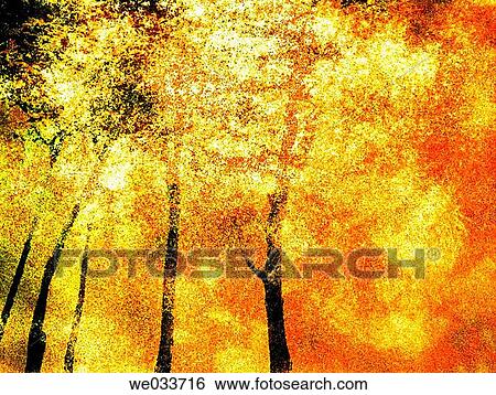 Abstract image of a park in autumn View Large Photo Image Stock Photograph - Abstract image of a park in autumn. Fotosearch