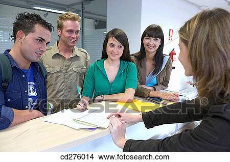 adolescence, college, boy, Admission desk View Large Photo Image Picture - adolescence, college, boy, Admission desk. Fotosearch