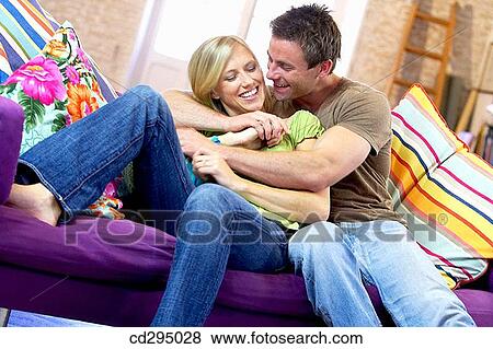 affection, bonding, bond, at-home, 30's View Large Photo Image Stock Photo - affection, bonding, bond, at-home, 30's. Fotosearch