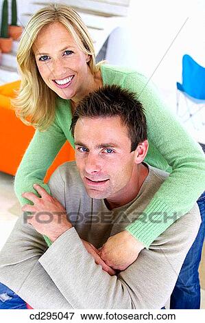 affection, bonding, bond, at-home, 30's View Large Photo Image Stock Photo - affection, bonding, bond, at-home, 30's. Fotosearch