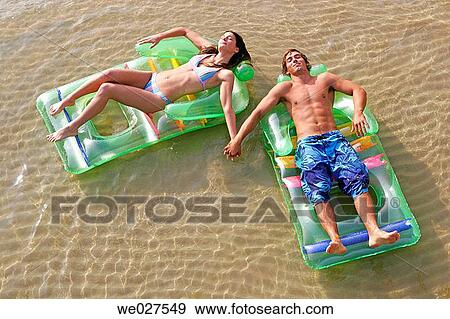 air-bed, calm, beach, air mattress View Large Photo Image Stock Photo - air-bed, calm, beach, air mattress. Fotosearch