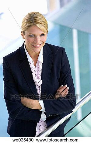 Arms crossed, business, blond, arms folded, 30's View Large Photo Image Stock Image - Arms crossed, business, blond, arms folded, 30's. Fotosearch