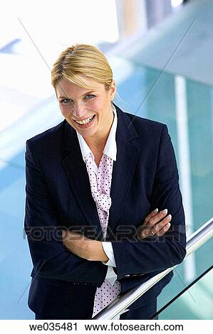 Arms crossed, business, blond, arms folded, 30's View Large Photo Image Stock Image - Arms crossed, business, blond, arms folded, 30's. Fotosearch