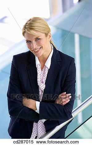 Arms crossed, business, blond, arms folded, 30's View Large Photo Image Stock Photography - Arms crossed, business, blond, arms folded, 30's. Fotosearch