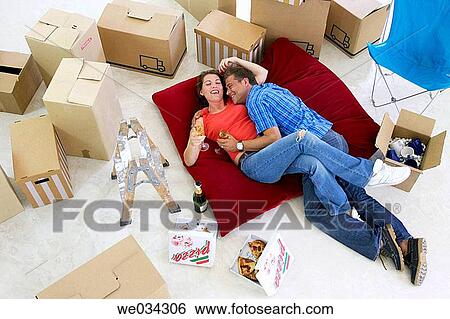 Stock Photograph - at-home, bonding, bond, affection. Fotosearch