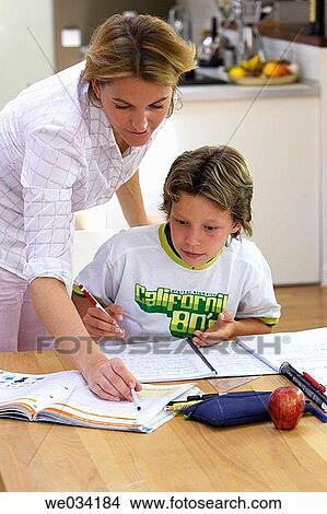 at-home, boy, book, aid View Large Photo Image Picture - at-home, boy, book, aid. Fotosearch