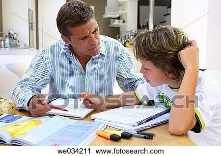 at-home, boy, book, aid View Large Photo Image Stock Image - at-home, boy, book, aid. Fotosearch