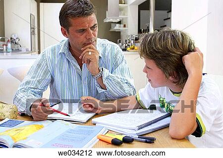 at-home, boy, book, aid View Large Photo Image Stock Image - at-home, boy, book, aid. Fotosearch