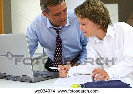 at-home, businesspeople, businessman, boy, aid View Large Photo Image Picture - at-home, businesspeople, businessman, boy, aid. Fotosearch