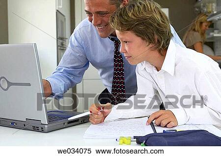 at-home, businesspeople, businessman, boy, aid View Large Photo Image Stock Photography - at-home, businesspeople, businessman, boy, aid. Fotosearch