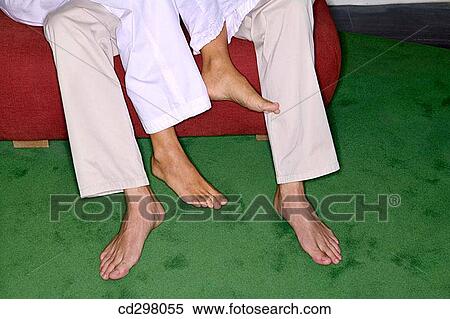 at-home, couch, contemporary, barefoot, anonymous View Large Photo Image Stock Photography - at-home, couch, contemporary, barefoot, anonymous. Fotosearch