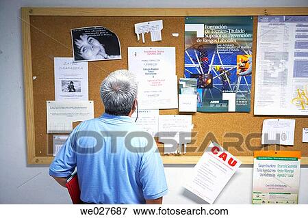 baby boomer, back view, bill, Bulletin board View Large Photo Image Stock Photo - baby boomer, back view, bill, Bulletin board. Fotosearch