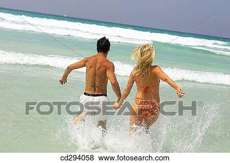 back view, bathe, bathing, bathing-suit, beach View Large Photo Image Stock Photo - back view, bathe, bathing, bathing-suit, beach. Fotosearch