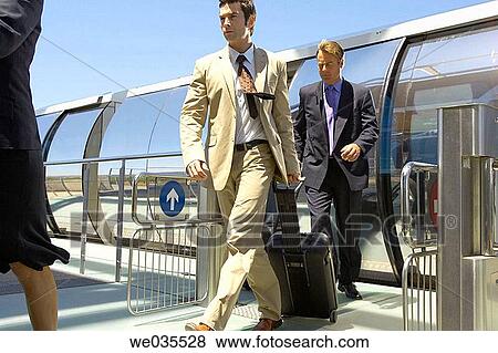 baggage, businessman, Business travel, business, 30's View Large Photo Image Stock Photo - baggage, businessman, Business travel, business, 30's. Fotosearch