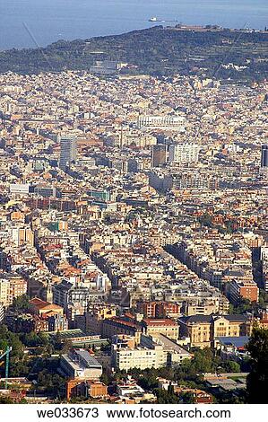 Barcelona. Catalonia, Spain View Large Photo Image Stock Image - Barcelona. Catalonia, Spain. Fotosearch