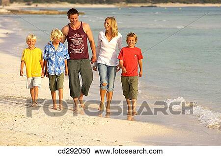 barefoot, beach, boy, brother, calm View Large Photo Image Stock Image - barefoot, beach, boy, brother, calm. Fotosearch