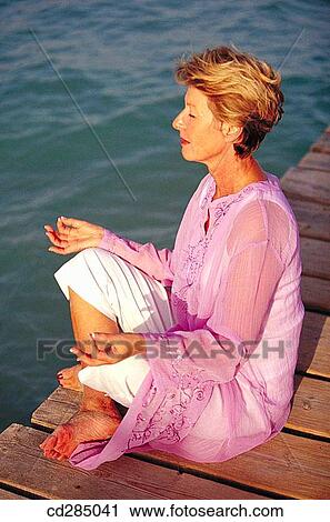 barefoot, calm, chilling out, concentrate View Large Photo Image Stock Image - barefoot, calm, chilling out, concentrate. Fotosearch