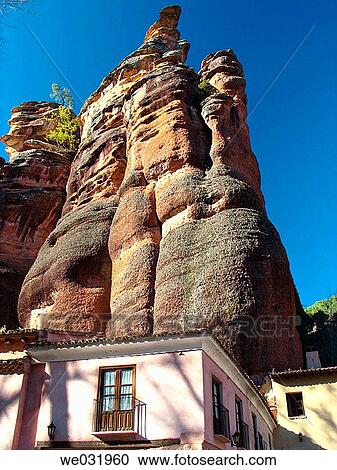 Stock Image - Barranco de Nuestra Se±ora de la Hoz. Corduente. Molina de Arag? n. Guadalajara. Spain.. Fotosearch