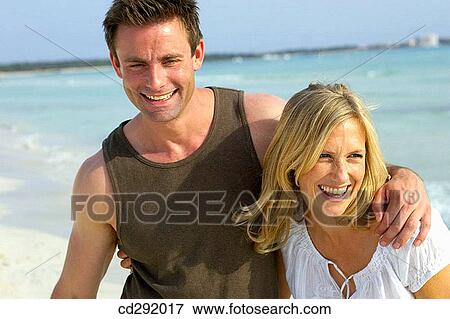 beach, calm, bonding, bond, 30's View Large Photo Image Stock Photo - beach, calm, bonding, bond, 30's. Fotosearch