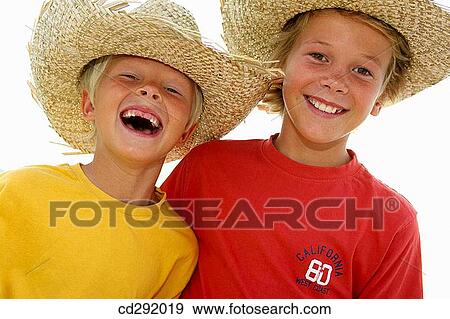 Stock Photo - beach, child, brother, boy, amusement. Fotosearch