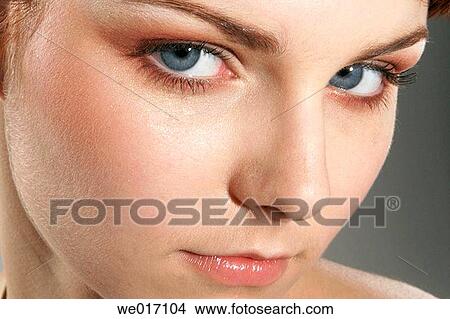 beauty, blue eyes, Beauty Care, adolescence View Large Photo Image Picture - beauty, blue eyes, Beauty Care, adolescence. Fotosearch