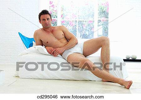 bed, black hair, bedroom, at-home View Large Photo Image Stock Photograph - bed, black hair, bedroom, at-home. Fotosearch
