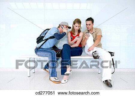 bench, cell phone, boy, adolescence View Large Photo Image Stock Image - bench, cell phone, boy, adolescence. Fotosearch