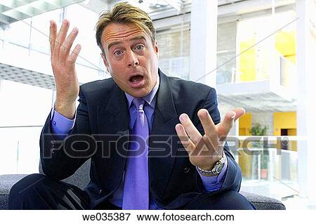 Stock Photo - bewildered, bewilderment, business, businessman, businesspeople. Fotosearch