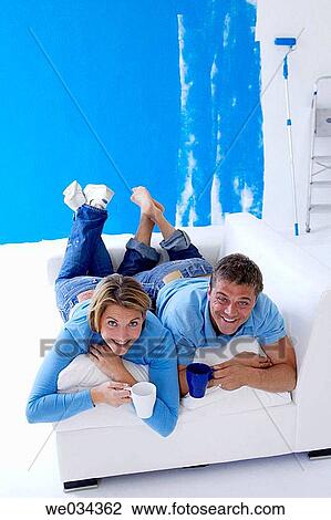 blue, break-time, break, at-home View Large Photo Image Stock Image - blue, break-time, break, at-home. Fotosearch
