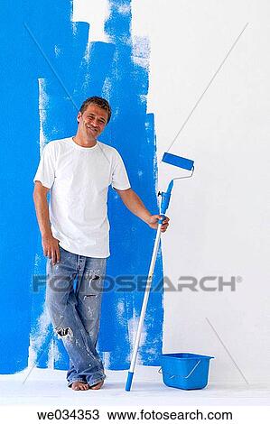 blue, contemporary, at-home View Large Photo Image Stock Image - blue, contemporary, at-home. Fotosearch