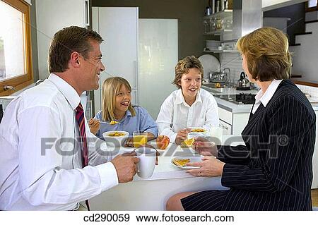 boy, brother, breakfast, at-home View Large Photo Image Stock Photo - boy, brother, breakfast, at-home. Fotosearch