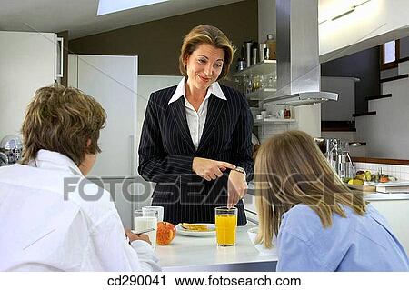 boy, businesspeople, brother, breakfast, at-home View Large Photo Image Stock Image - boy, businesspeople, brother, breakfast, at-home. Fotosearch