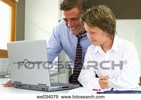 boy, businesspeople, businessman, at-home View Large Photo Image Stock Photo - boy, businesspeople, businessman, at-home. Fotosearch