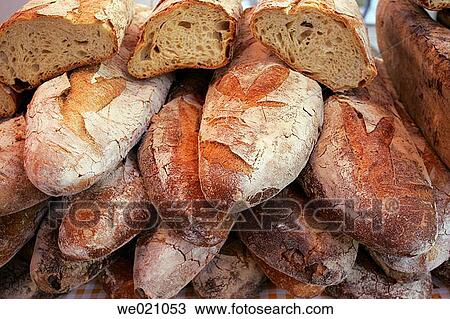 Bread at market. France View Large Photo Image Stock Image - Bread at market. France. Fotosearch