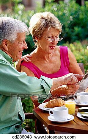breakfast, contemporary, couple View Large Photo Image Stock Image - breakfast, contemporary, couple. Fotosearch