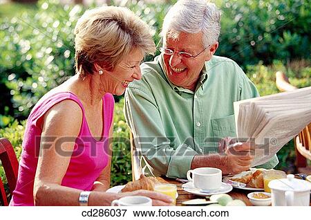 breakfast, contemporary, couple View Large Photo Image Stock Photo - breakfast, contemporary, couple. Fotosearch