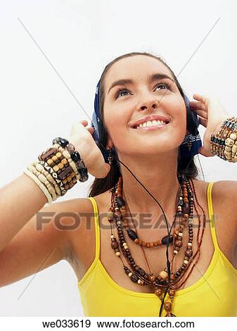 brunette, contemporary, adolescence View Large Photo Image Stock Photo - brunette, contemporary, adolescence. Fotosearch