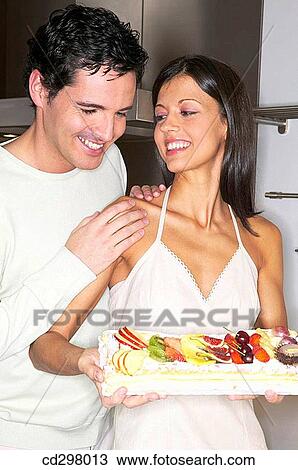 cake, contemporary, at-home View Large Photo Image Stock Image - cake, contemporary, at-home. Fotosearch