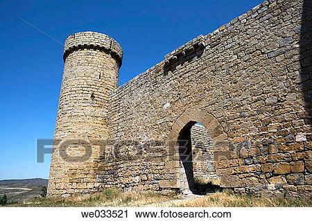 Castle (13th century), Cornago. La Rioja, Spain View Large Photo Image Stock Image - Castle (13th century), Cornago. La Rioja, Spain. Fotosearch