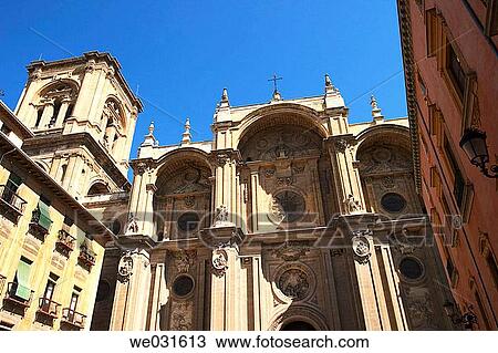 Cathedral, Granada. Andalusia, Spain View Large Photo Image Stock Image - Cathedral, Granada. Andalusia, Spain. Fotosearch