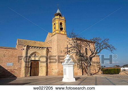 ChurchChurch of San Jorge Mßrtir where Christopher Columbus prayed before leaving for America, Palos de la Frontera. Huelva province, Andalusia, Spain View Large Photo Image Stock Photography - ChurchChurch of San Jorge Mßrtir where Christopher Columbus prayed before leaving for America, Palos de la Frontera. Huelva province, Andalusia, Spain. Fotosearch