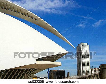 City of Arts and Sciences by S. Calatrava, Valencia. Spain View Large Photo Image Stock Photograph - City of Arts and Sciences by S. Calatrava, Valencia. Spain. Fotosearch