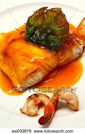 Close-up, cooked, cuisine, dish, fish View Large Photo Image Stock Photo - Close-up, cooked, cuisine, dish, fish. Fotosearch