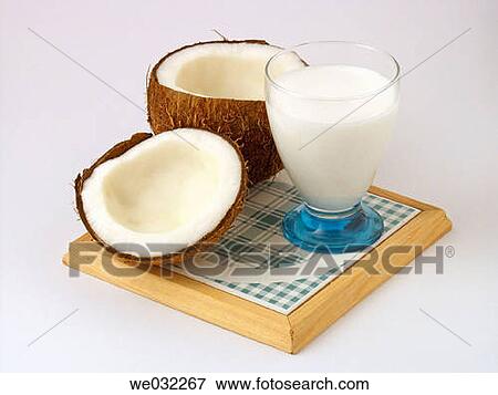Stock Photo - Coconut milk. Fotosearch
