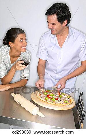 contemporary, couple, at-home View Large Photo Image Stock Photo - contemporary, couple, at-home. Fotosearch