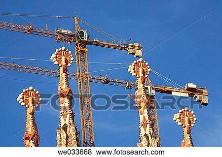 Detail of Sagrada Familia towers, Barcelona. Catalonia, Spain View Large Photo Image Stock Photo - Detail of Sagrada Familia towers, Barcelona. Catalonia, Spain. Fotosearch