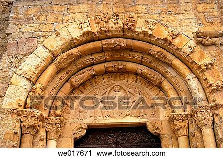 Detail of St. Mary's Romanesque church (12th century), Covet. Pallars Juss?, Lleida province. Catalonia, Spain View Large Photo Image Stock Image - Detail of St. Mary's Romanesque church (12th century), Covet. Pallars Juss?, Lleida province. Catalonia, Spain. Fotosearch