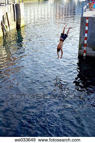 Diving, Llanes. Asturias, Spain View Large Photo Image Stock Photo - Diving, Llanes. Asturias, Spain. Fotosearch