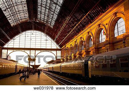 East train station. Keleti. Budapest. Hungary. View Large Photo Image Stock Photo - East train station. Keleti. Budapest. Hungary.. Fotosearch